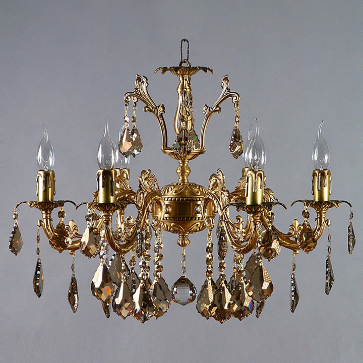 Подвесная люстра ambiente by brizzi granada 2118/6 ab honey leaf