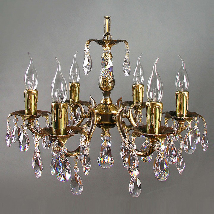 Подвесная люстра ambiente by brizzi benisa 2226/6 pb tear drop