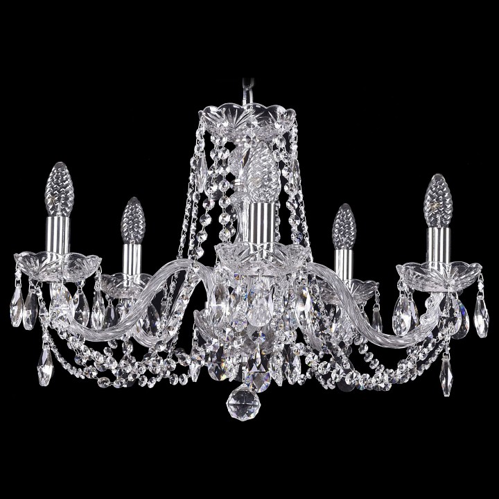 Подвесная люстра bohemia ivele crystal 1402 1402/5/195/ni