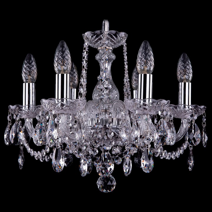Подвесная люстра bohemia ivele crystal 1402 1402/6/141/ni