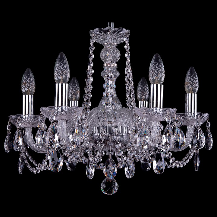 Подвесная люстра bohemia ivele crystal 1402 1402/6/160/ni