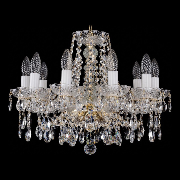 Подвесная люстра bohemia ivele crystal 1413 1413/10/165/g