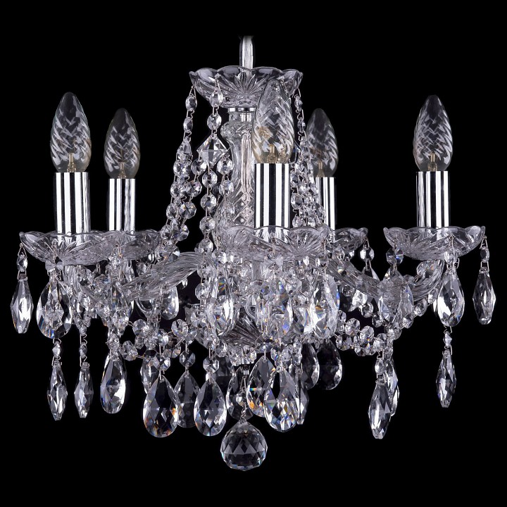 Подвесная люстра bohemia ivele crystal 1413 1413/5/141/ni