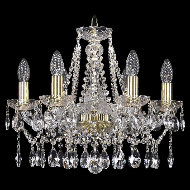 Подвесная люстра bohemia ivele crystal 1413 1413/6/165/g