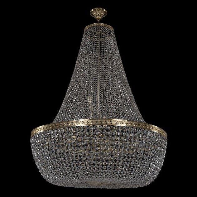 Люстра на штанге bohemia ivele crystal 1911 19111/h2/100iv g