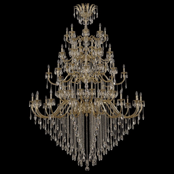 Подвесная люстра bohemia ivele crystal 7218 72118/32+16+16+8/755/4d b g y3