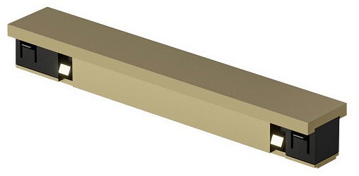 Соединитель линейный для треков denkirs shine base tr5722-sb