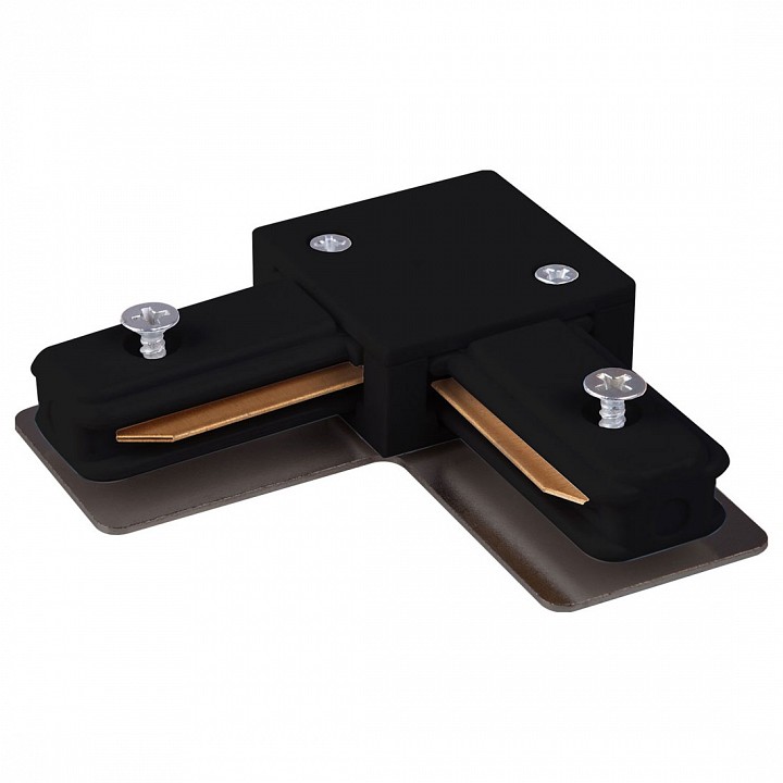 Соединитель угловой l-образный для треков elektrostandard track rail  bk surface a039597