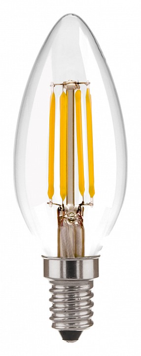 Лампа светодиодная elektrostandard свеча f e14 9вт 3300k a049062