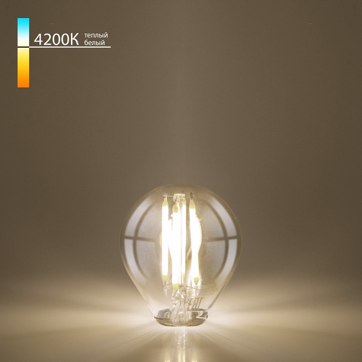 Лампа светодиодная elektrostandard mini classic f e14 6вт 4200k a055350