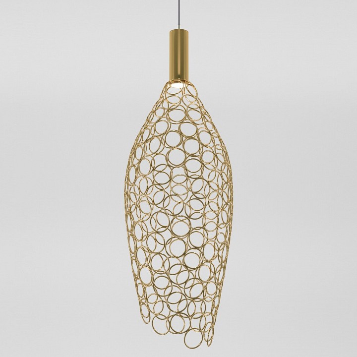 Подвесной светильник eurosvet ruche 90380/1 золото