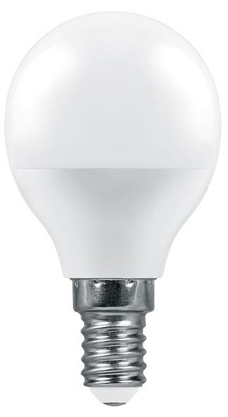 Лампа светодиодная feron lb-1406 e14 6вт 4000k 38066