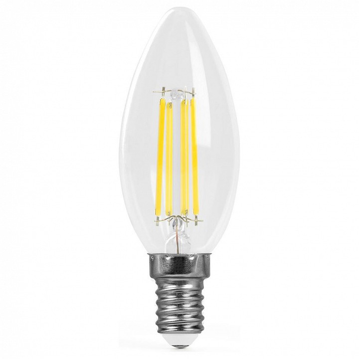 Лампа светодиодная feron lb-1206 e14 6вт 2700k 51244