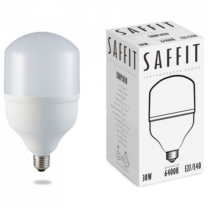 Лампа светодиодная feron saffit sbhp1030 e27-e40 30вт 4000k 55090