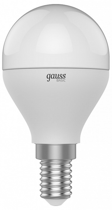 Лампа светодиодная gauss basic e14 7вт 3000-6500k 1053147