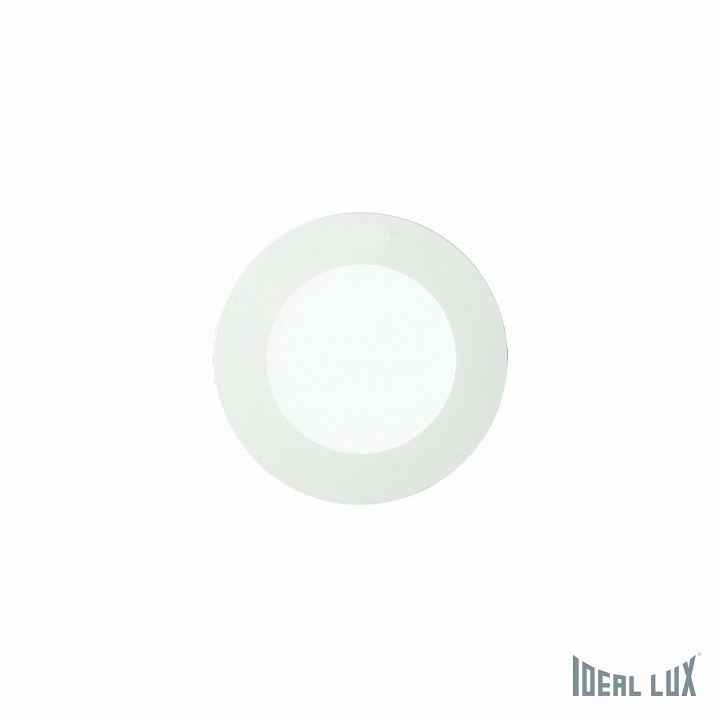 Встраиваемый светильник ideal lux groove 123974, Groove 10w round 3000k