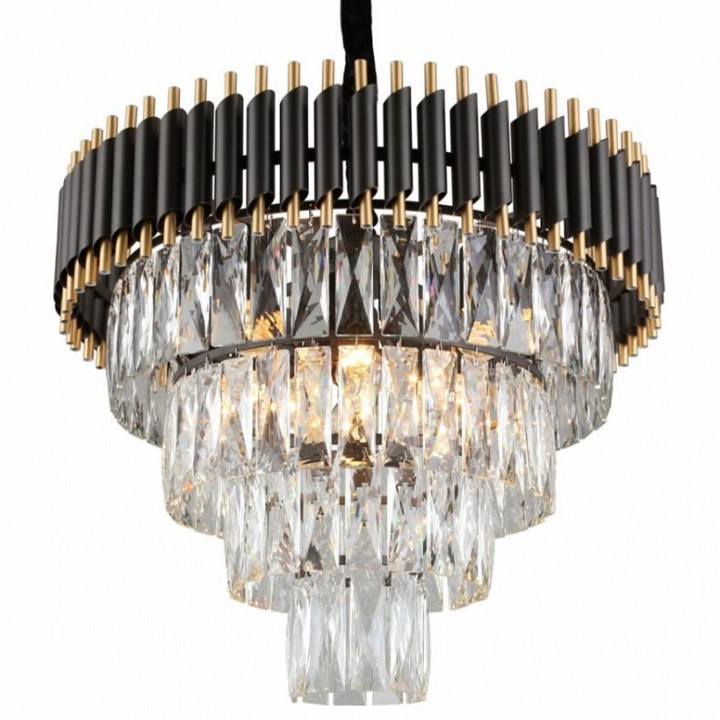 Подвесная люстра imperiumloft empire black chandelier crystal 40.2861