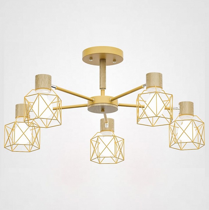 Люстра на штанге imperiumloft corf yellow corf-b01