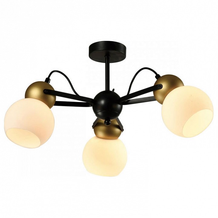 Люстра на штанге imex cleo md.22438-3-s-bk+gd