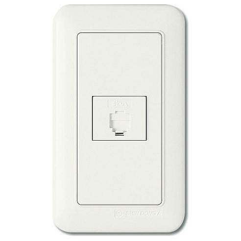 Розетка двойная ethernet rj-45 imex 1427 wst 1427 wh