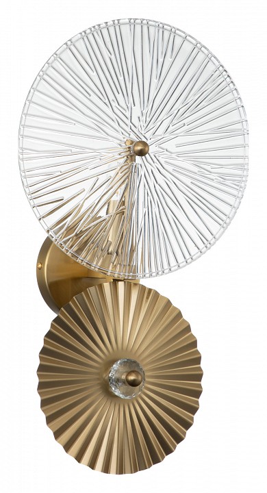 Накладной светильник indigo miele 12021/b/1w brass