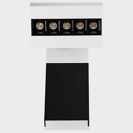 Настенно-потолочный прожектор italline focus cold focus cold wh/bl/bl dim