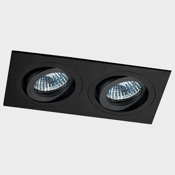 Встраиваемый светильник italline sag203-4 sag203-4 black/black