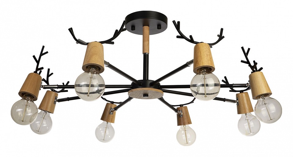 Люстра на штанге loft it sven 10024/8 black