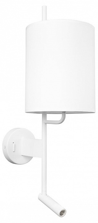 Бра с подсветкой loft it ritz 10253w/b white