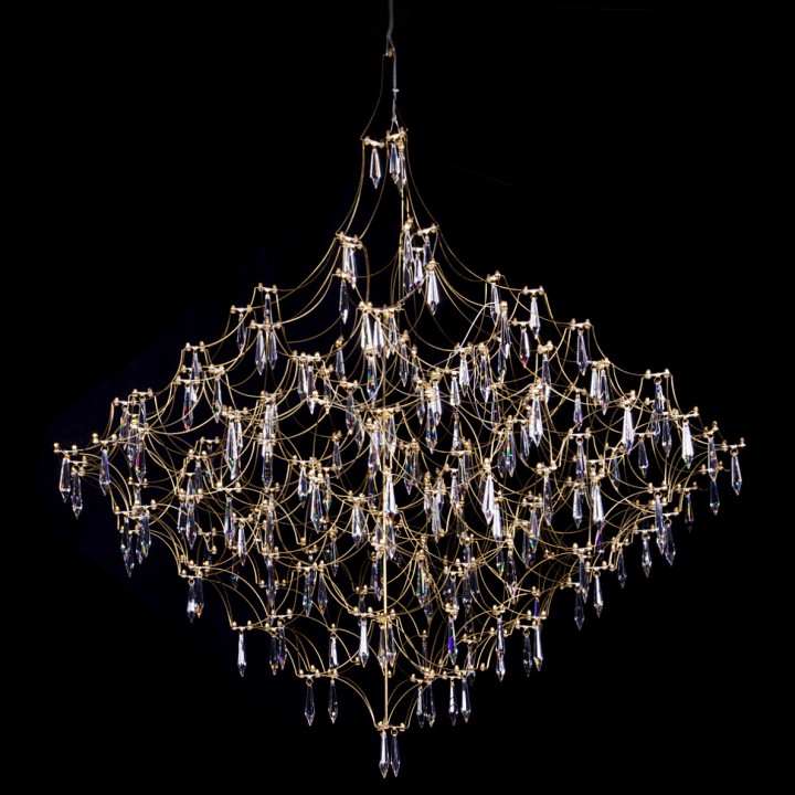 Подвесная люстра loft it mira 10259/1200 gold asfour