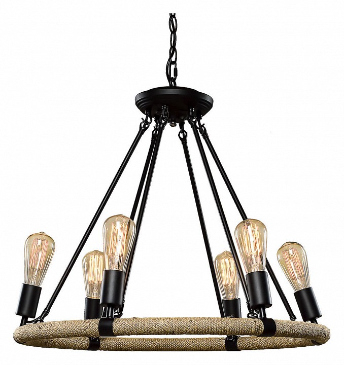 Подвесная люстра loft it rope filament loft1861/6