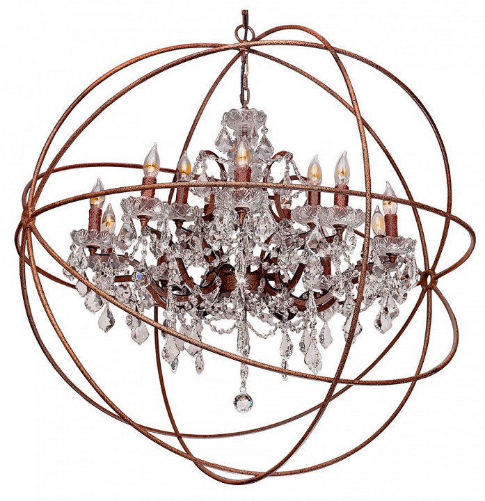 Подвесная люстра loft it foucaults orb crystal loft1897/15