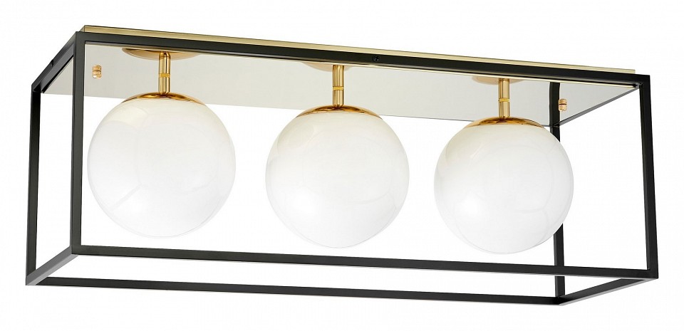 Накладной светильник lumina deco  ldc 8060-3 f.gd+bk