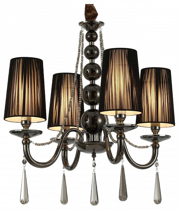 Подвесная люстра lumina deco fabione ldp 1200-4 bk