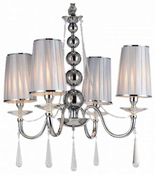 Подвесная люстра lumina deco fabione ldp 1200-4 chr