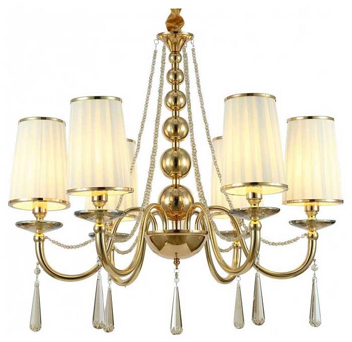 Подвесная люстра lumina deco fabione ldp 1200-6 f.gd