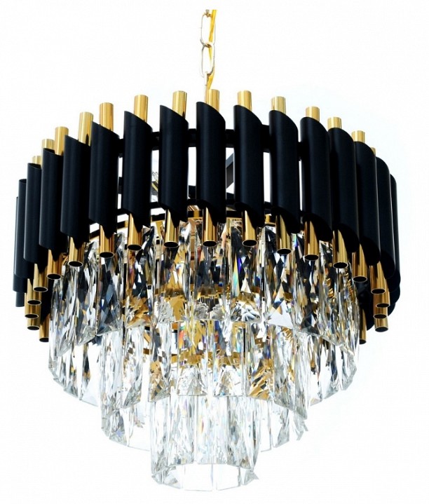 Подвесная люстра lumina deco funneli ldp 6003-400 bk+f.gd