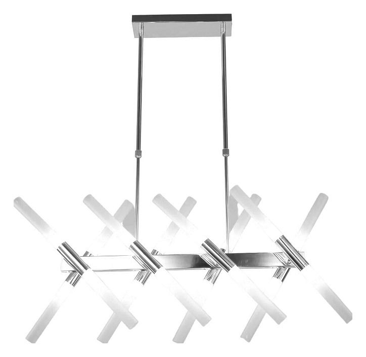 Люстра на штанге lumina deco alford ldp 6036-16 chr