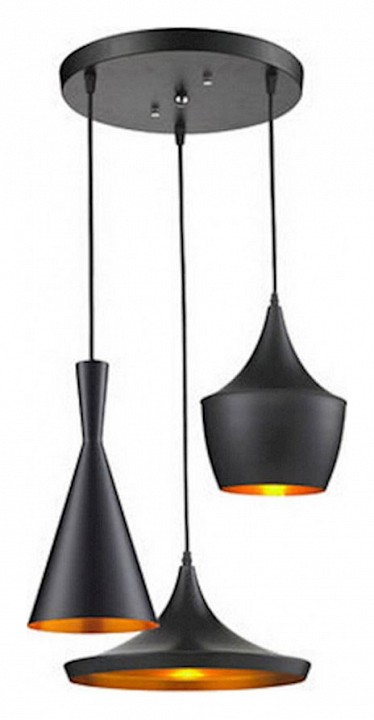 Подвесной светильник lumina deco foggi ldp 7712-3 bk
