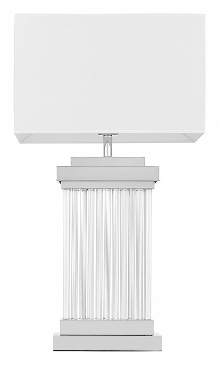Настольная лампа декоративная lumina deco davos ldt 310 chr+wt