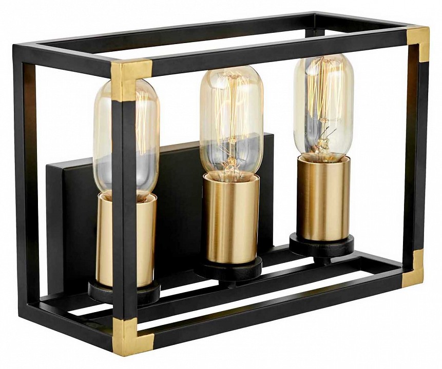 Накладной светильник lumina deco waldorf ldw 1140-3 bk+md