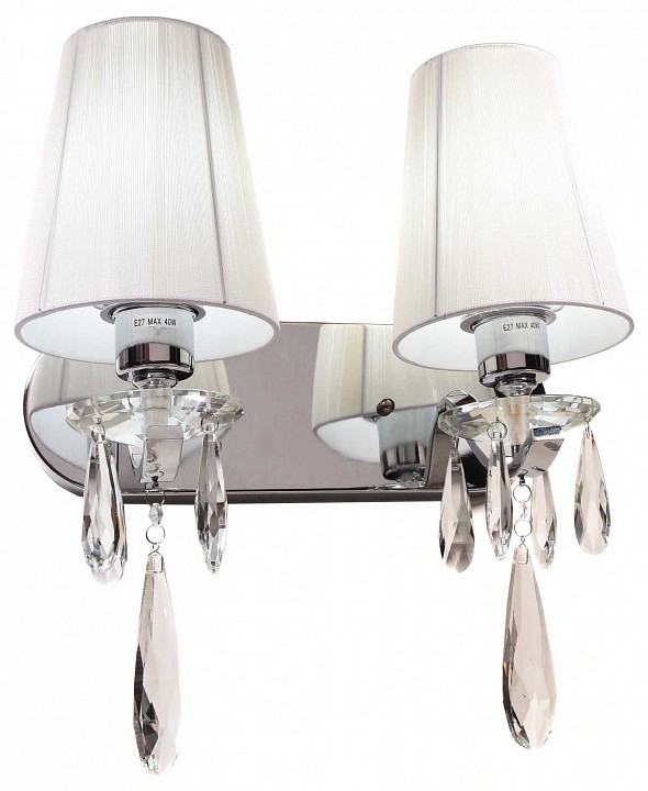 Бра lumina deco alessia ldw 1726-2w chr