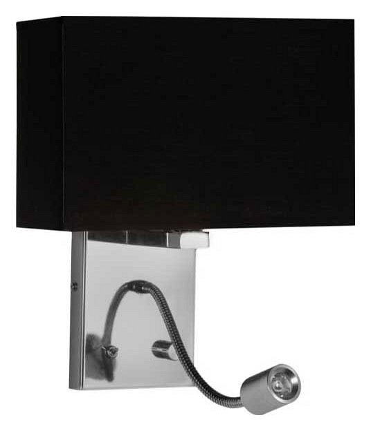 Бра с подсветкой lumina deco kasni ldw 6053-2 bk