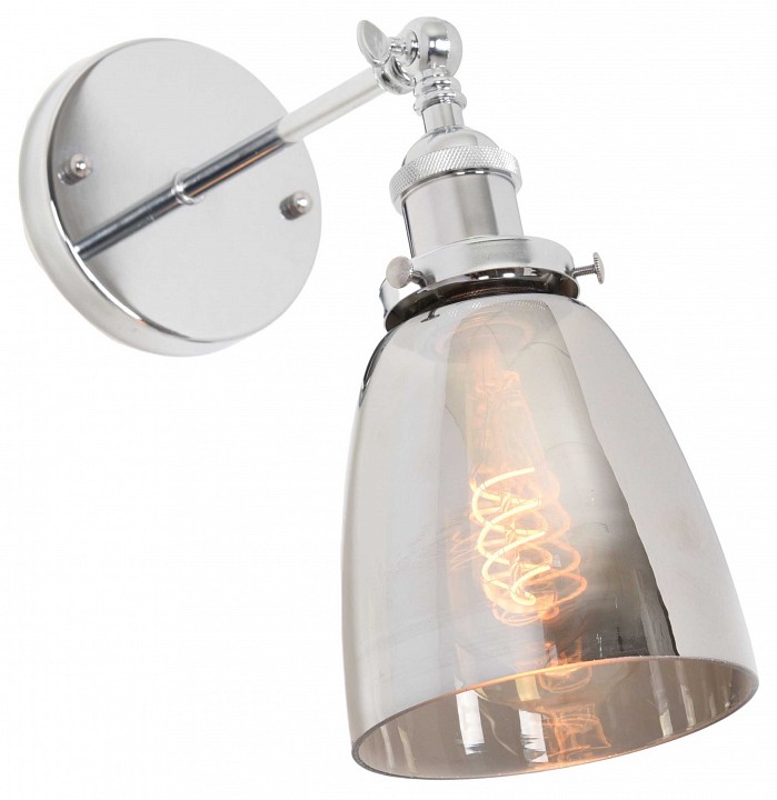 Бра lumina deco fabi ldw 6800-1 chr+gy