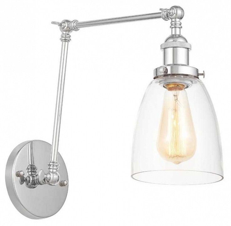 Бра lumina deco fabi ldw 6800-2 chr+pr