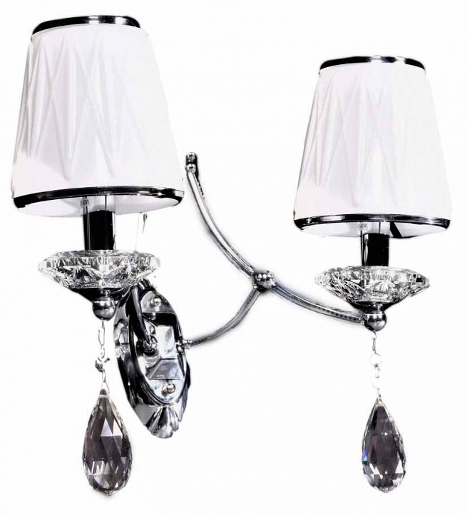 Бра lumina deco dominni ldw 9268-2 chr
