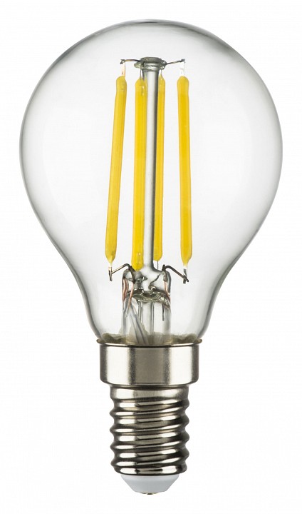 Лампа светодиодная lightstar led filament e14 6вт 4000k 933804