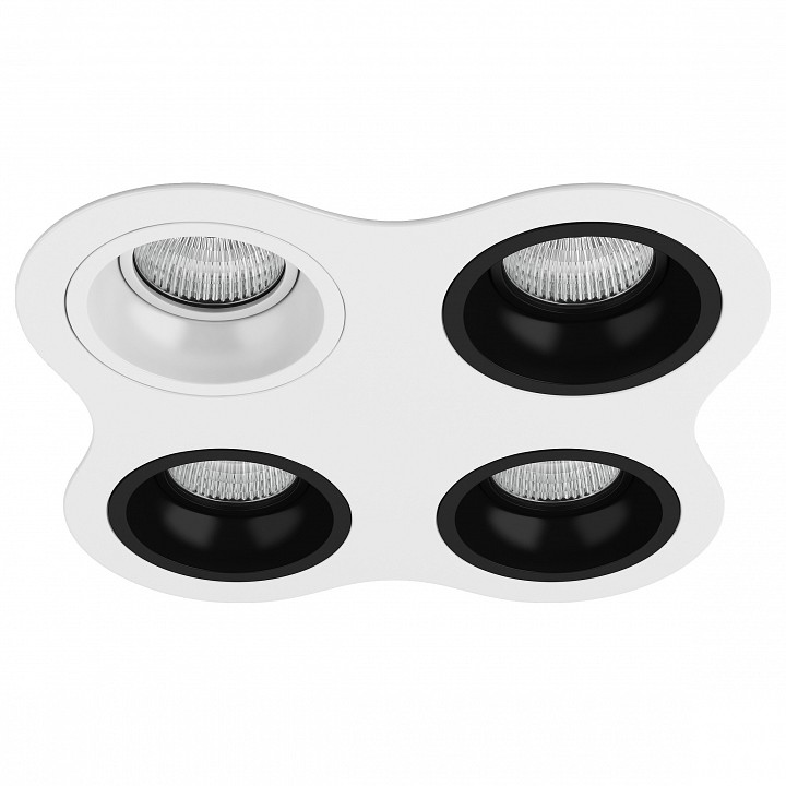 Встраиваемый светильник lightstar domino d64606070707