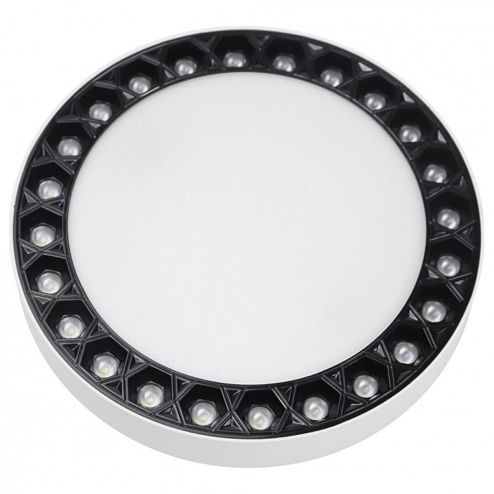 Накладной светильник iledex mercury 5552-24w-d165-3/4k-wh+bk