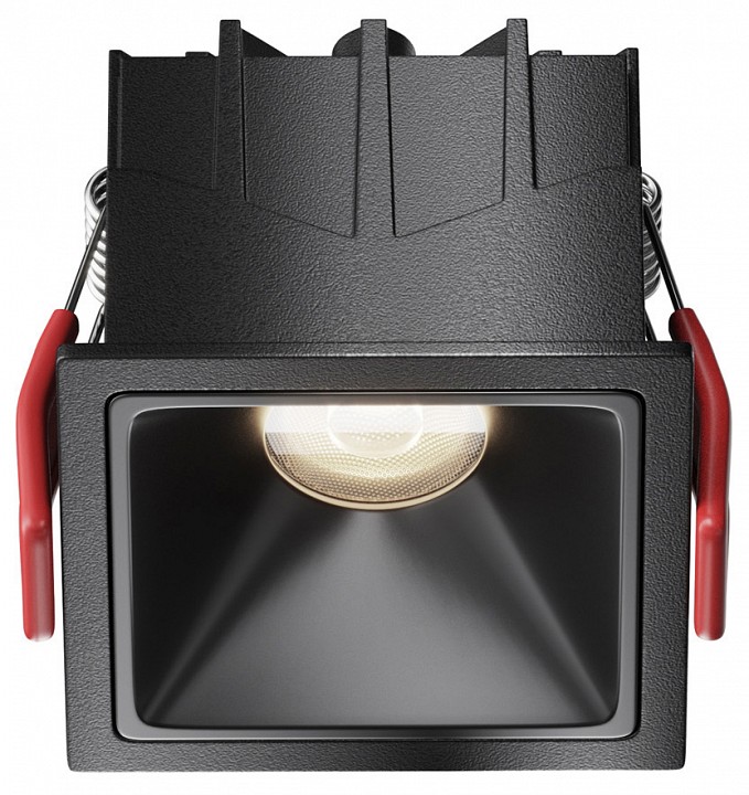 Встраиваемый светильник maytoni alfa led dl043-01-10w4k-sq-b-1